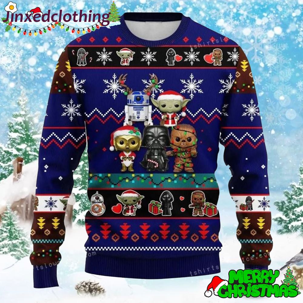 Star Wars Chibi Cute Funny Ugly Christmas Sweater 